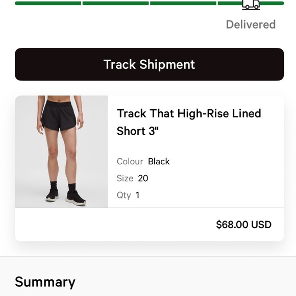 Lululemon Track That High Rise 3” - Picture 4 of 4